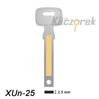 X-Key 009 - klucz surowy - XUn-25